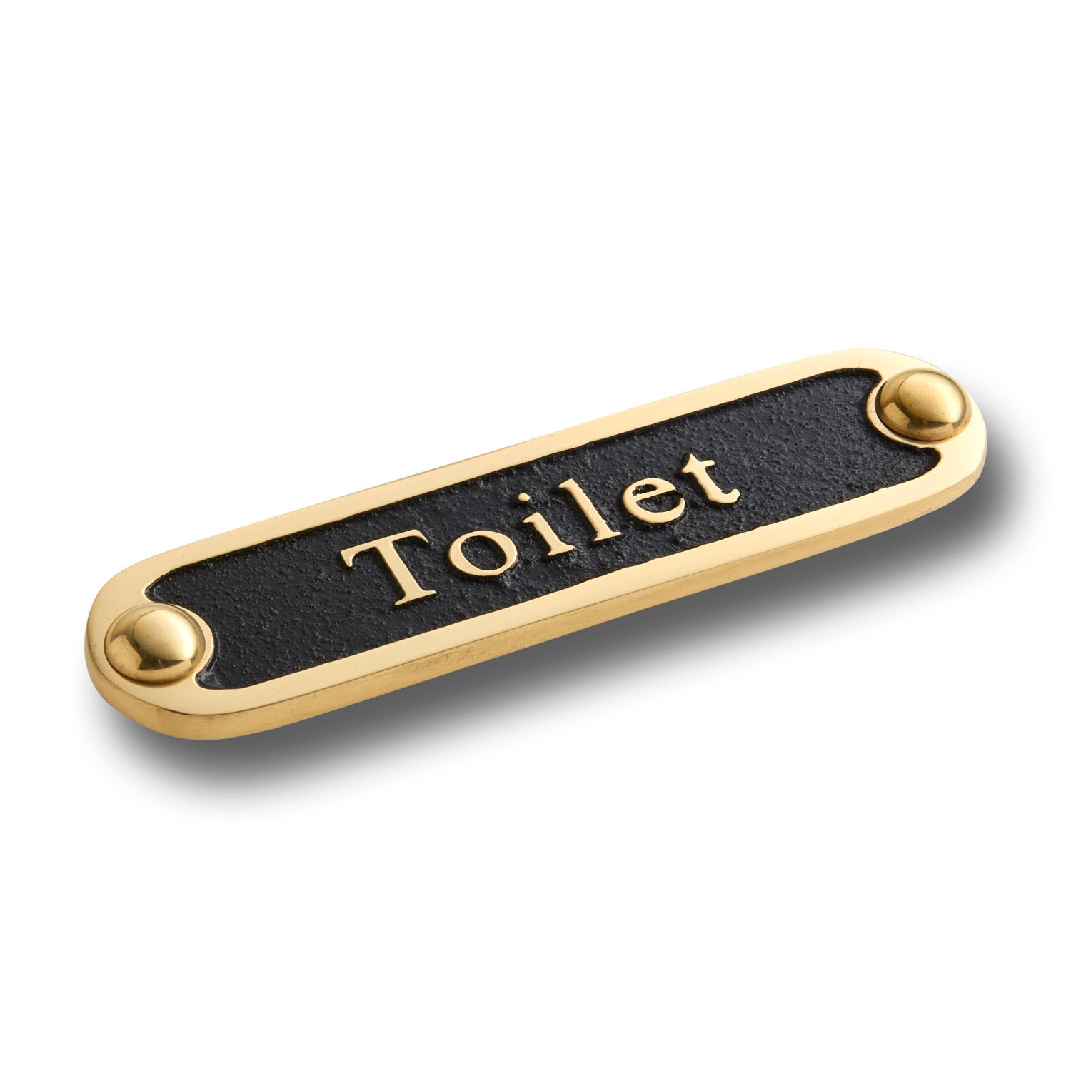 'Toilet' Door Sign - The Metal Foundry