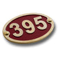 Traditional Oval House Number Sign - The Metal Foundry