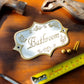 Vintage 'Bathroom' Sign - The Metal Foundry