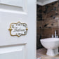 Vintage 'Bathroom' Sign - The Metal Foundry