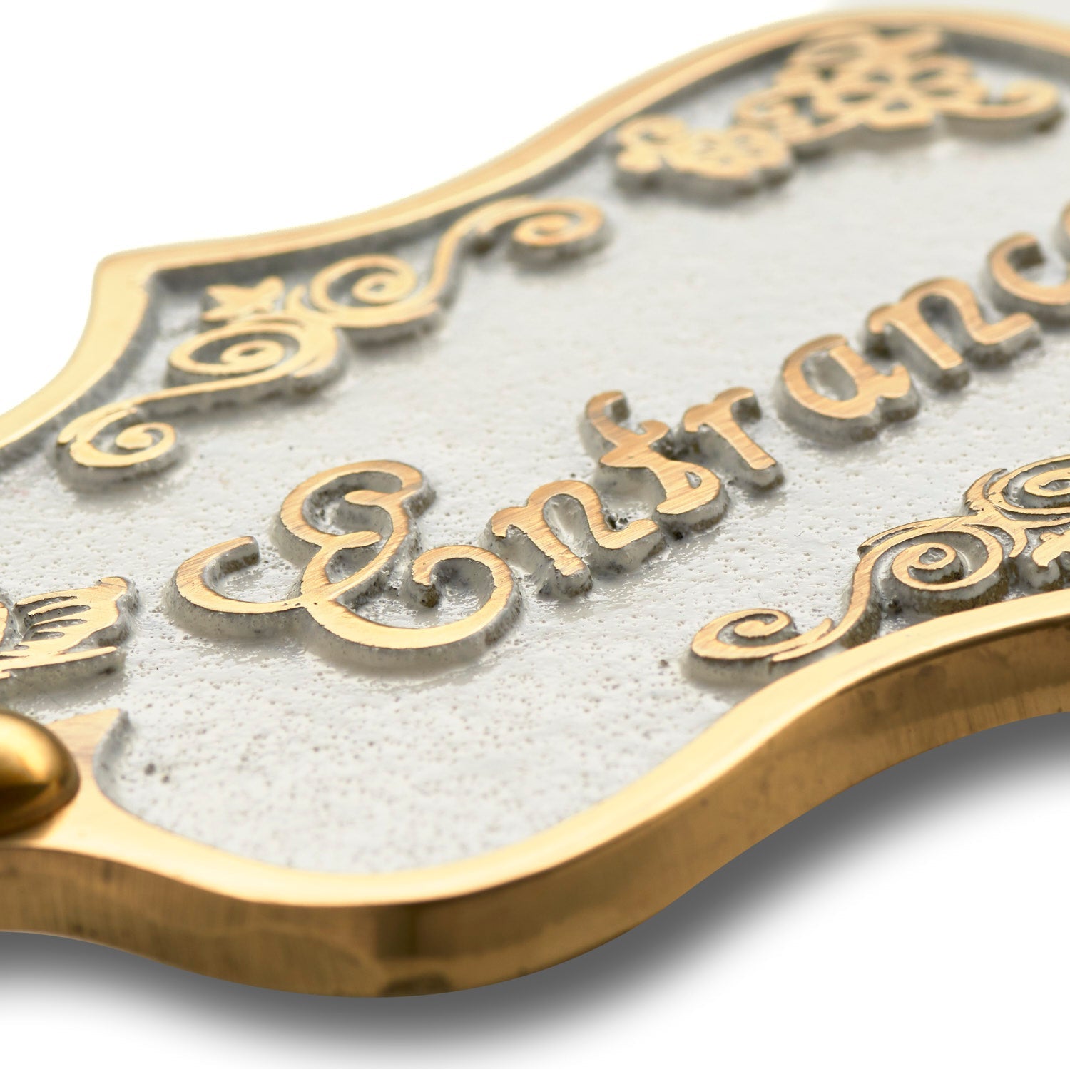 Vintage 'Entrance' Door Sign - The Metal Foundry