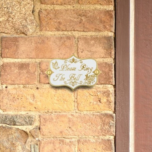 Vintage 'Please Ring The Bell' Sign - The Metal Foundry