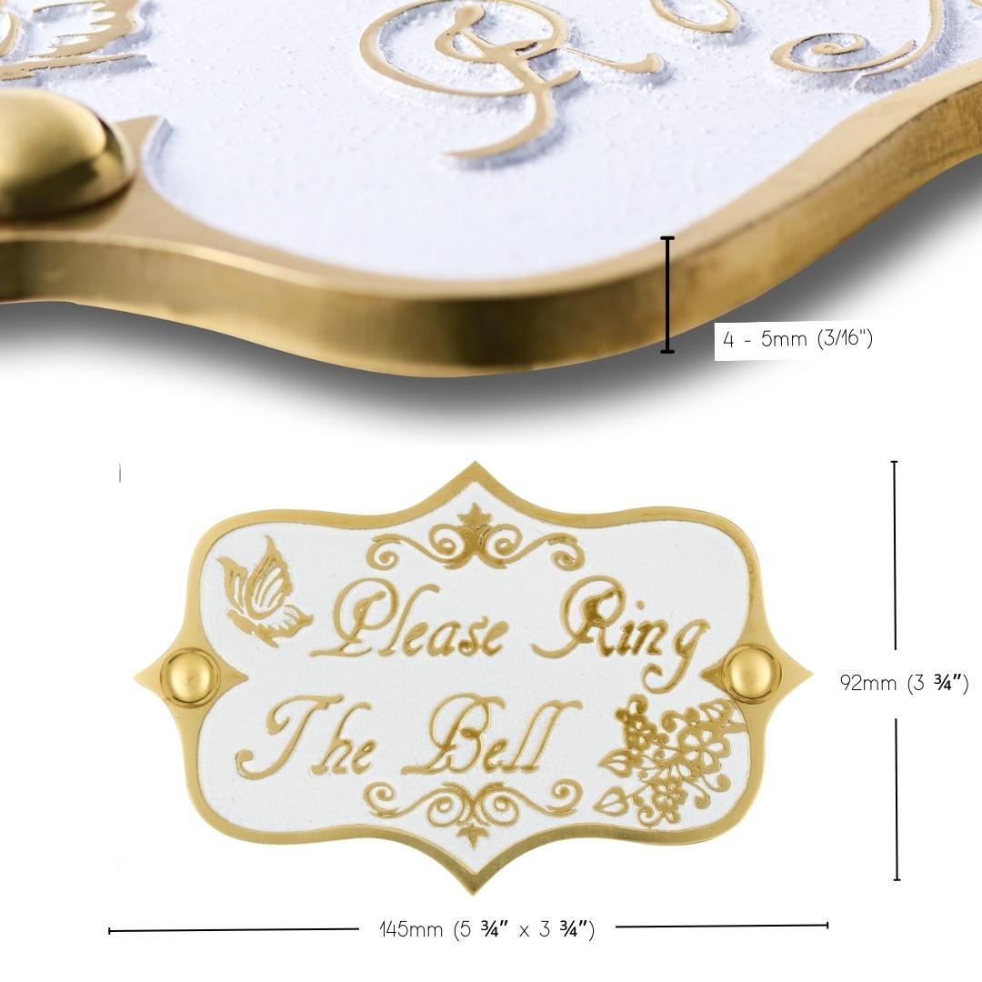 Vintage 'Please Ring The Bell' Sign - The Metal Foundry