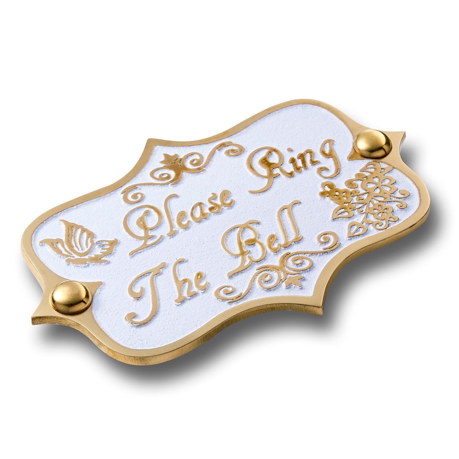 Vintage 'Please Ring The Bell' Sign - The Metal Foundry
