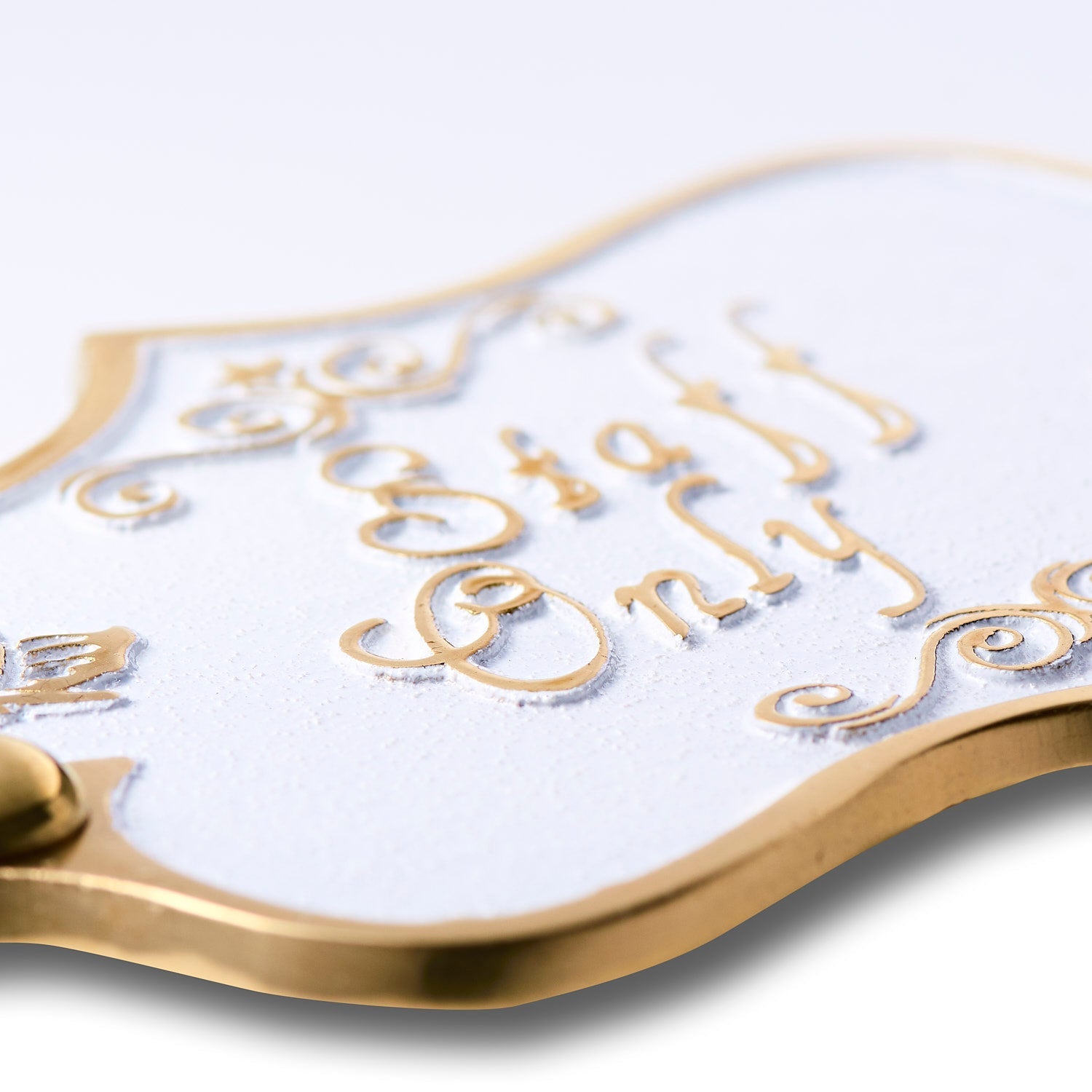 Vintage 'Staff Only' Sign - The Metal Foundry