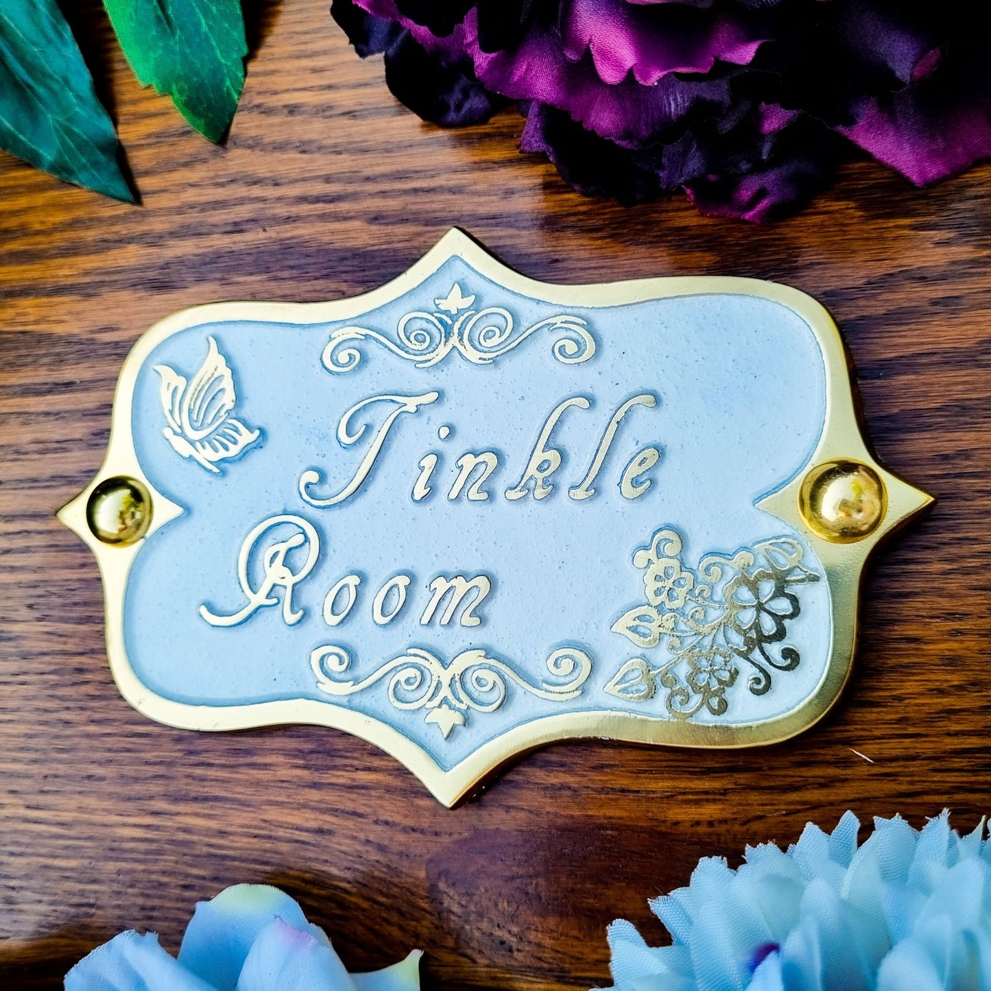 Vintage 'Tinkle Room' Sign - The Metal Foundry