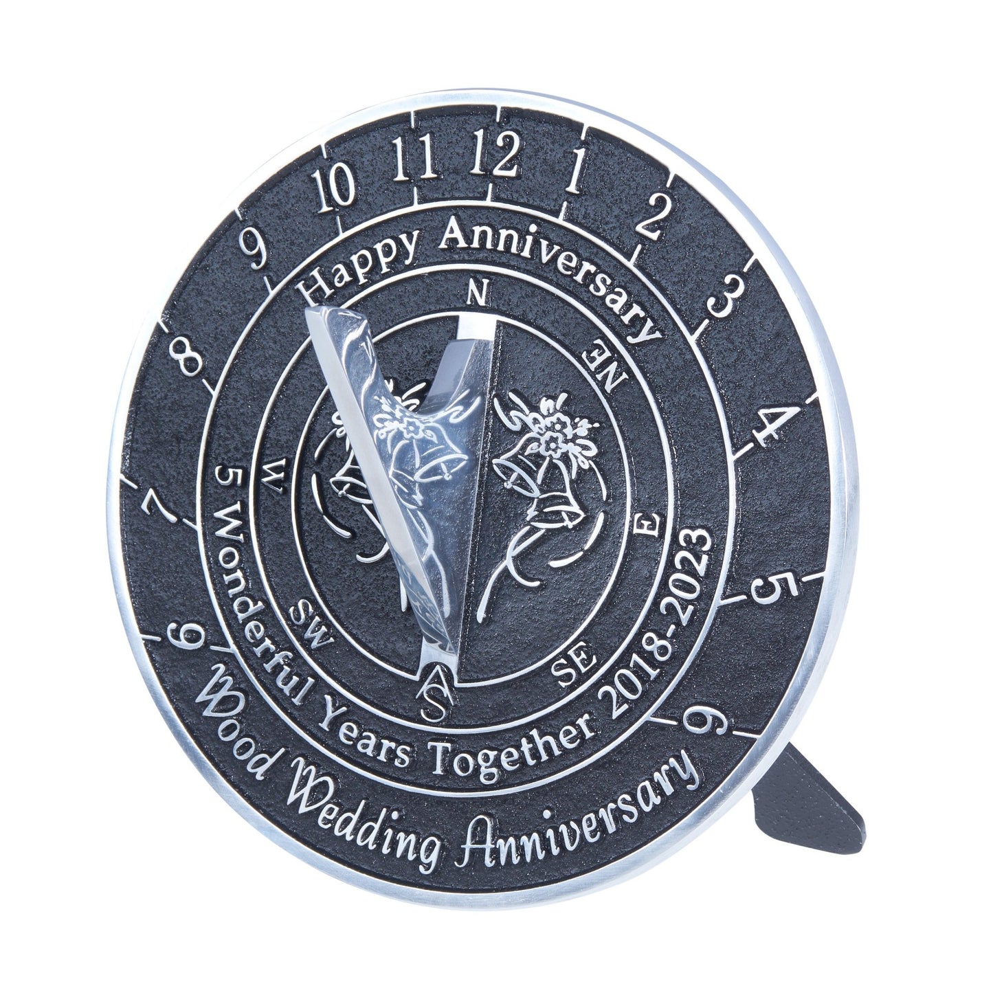 Wood 5th Anniversary Sundial® 2023 Edition - The Metal Foundry